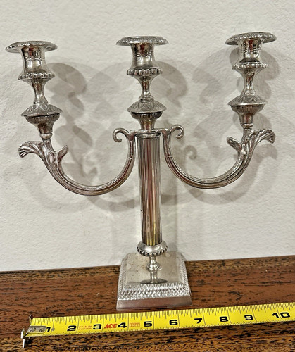 Empire style silver plate - silver,