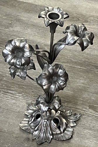Vintage brass floral - brass,