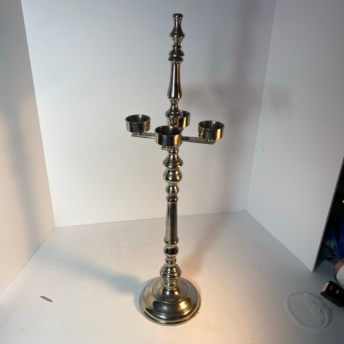 Vintage silver brass arm - silver,
